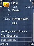 Nokia E51 screenshots