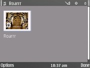 Nokia E72 screenshot