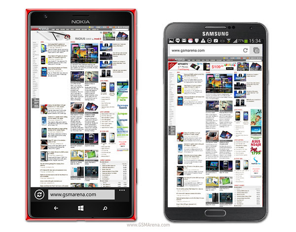 nokia lumia 1520 size