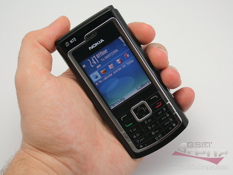 Nokia N72 pictures, official photos