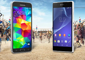 Samsung Galaxy S5 vs Sony Xperia Z2: Droid gladiators