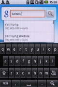 Samsung I7500 Galaxy screenshot