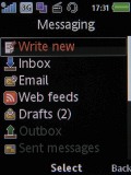 Screenshots of Sony Ericsson W890