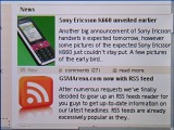 Screenshots of Sony Ericsson C702